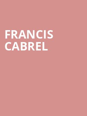 Francis Cabrel, Salle Wilfrid Pelletier, Montreal
