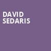 David Sedaris, Theatre Maisonneuve, Montreal